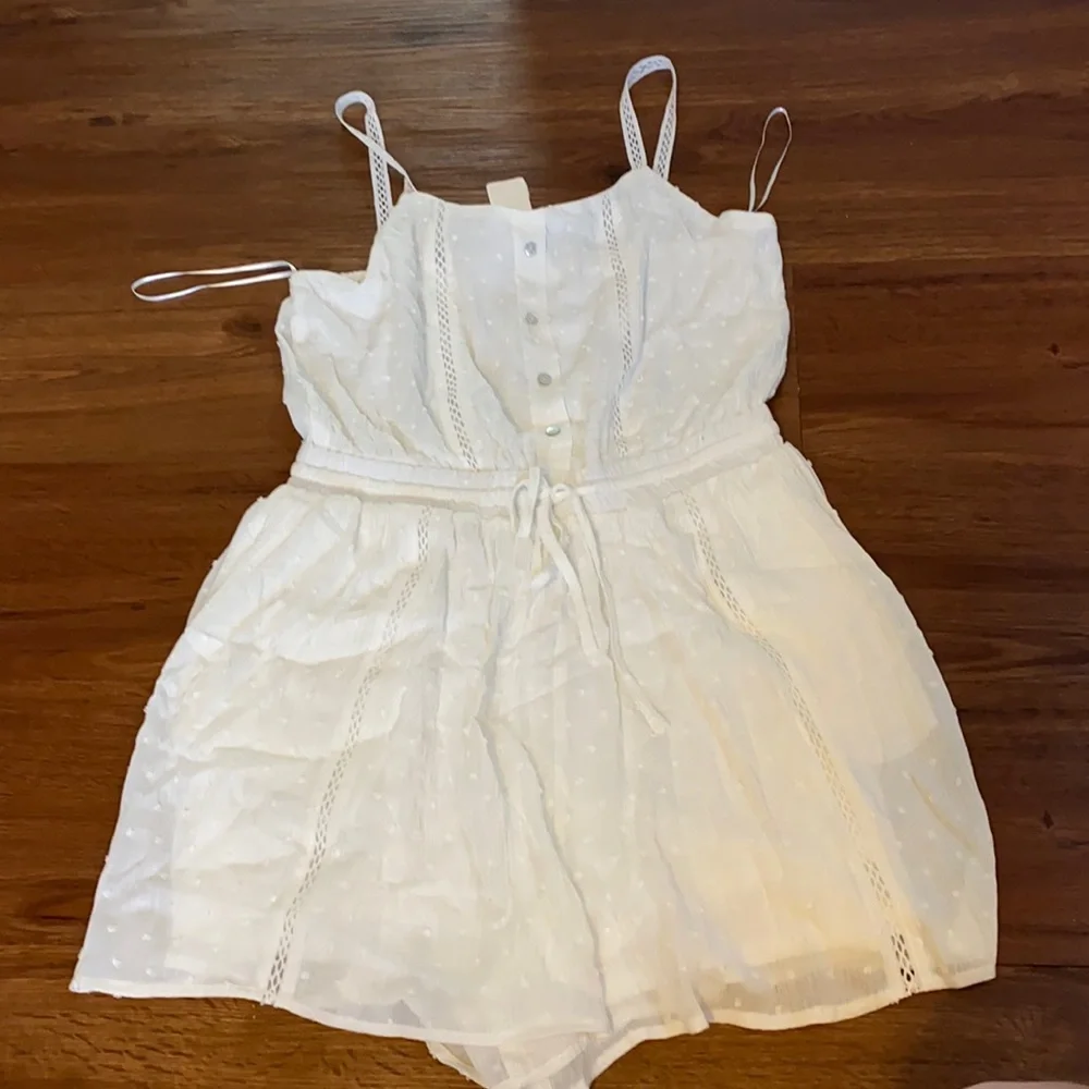 Large white romper NWT - Picture 1 of 5